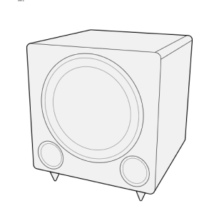Technical Illustration - Fluance DB10 Subwoofer exploded view by Waypager