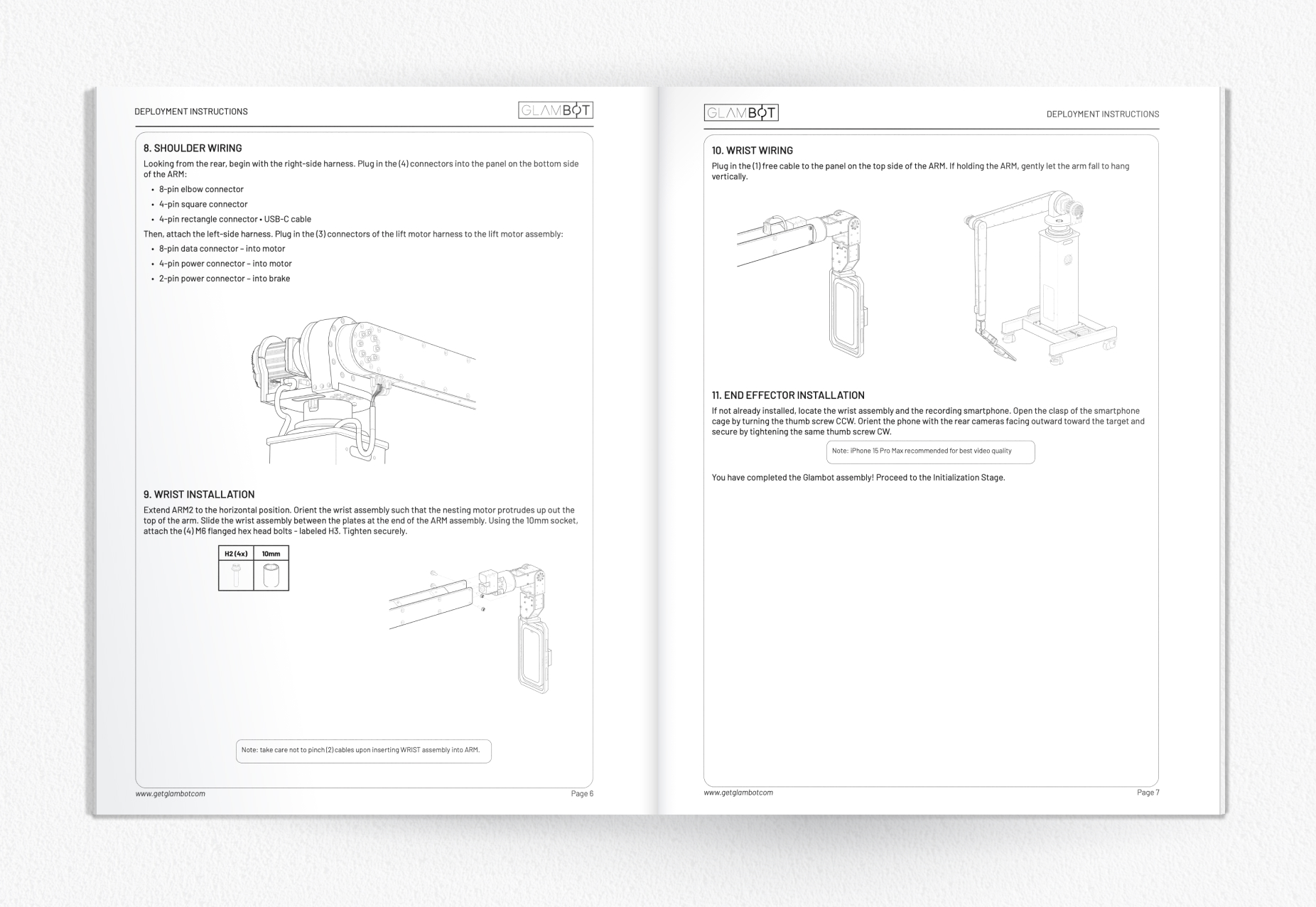 User manuals - GLAMBOT - View 2 by Waypager