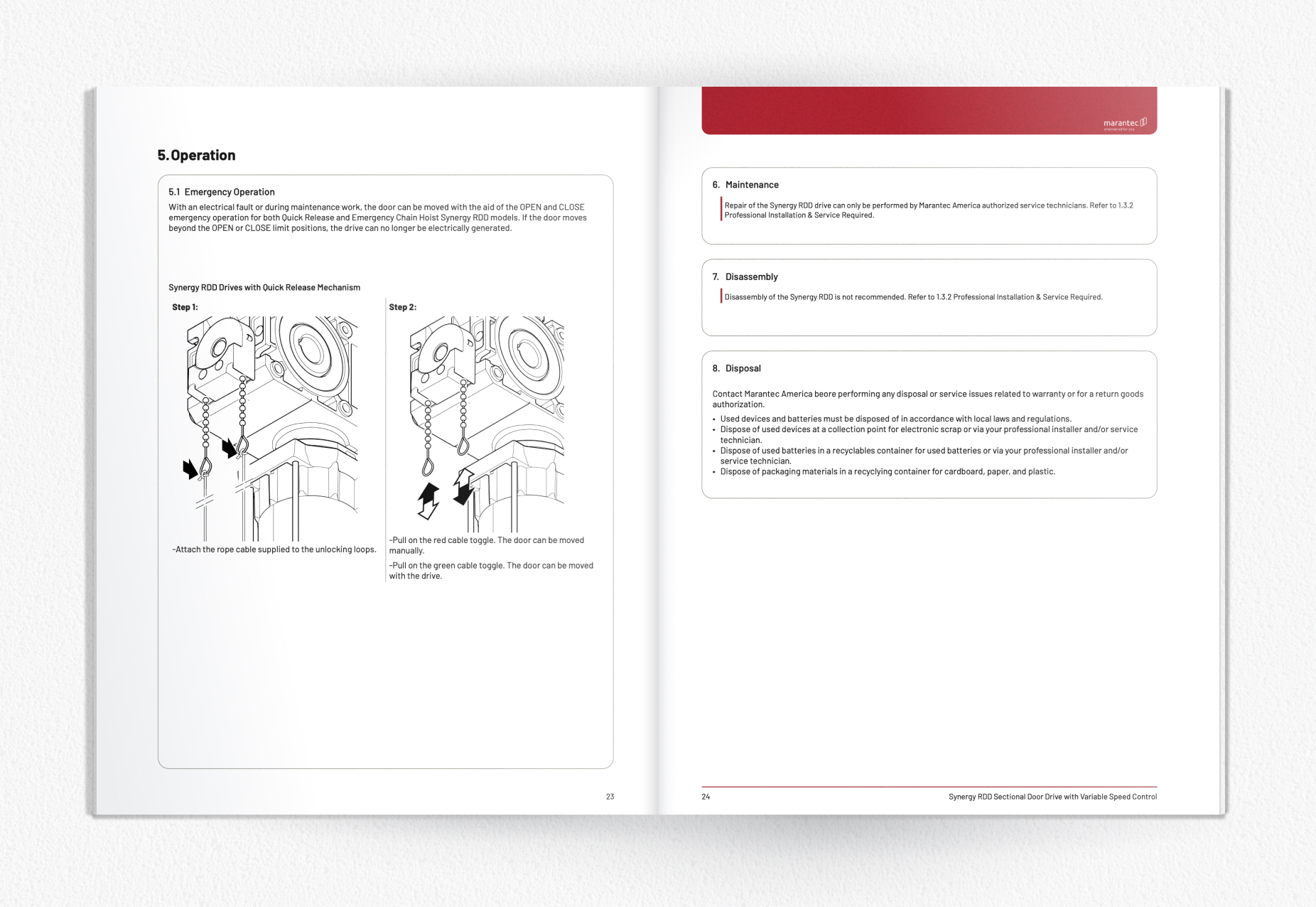 User manuals - MARANTEC - View 4 by Waypager
